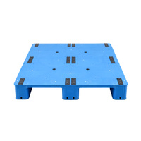 Palette Euro en HDPE robuste à 3 roulettes, 1200 x 1000 mm, pour entrepôt, 4 directions, charge statique 4-6 tonnes, certifiée CE