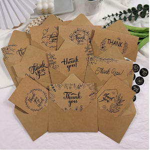 Custom Debossed Thank You <strong>Cards</strong> Floral Design Thank You For Your Purchase <strong>Note</strong> <strong>Cards</strong> For Gift Box Packaging Wholesale - Product Image 3