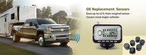 Sistema de Monitoreo de Presión de Neumáticos Digital TPMS para Camiones, 10 Sensores Externos, Universal, Certificado CE, Compatible con Android e iOS, <span class=keywords><strong>Kingauto</strong></span> - Product Image 4
