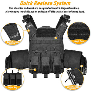 صدرية واقية من Vanda Molle Armor <span class=keywords><strong>Vest</strong></span> ، سترة واقية سريعة الإصدار للرجال - Product Image 5