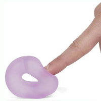 Nouveau produit : Balle anti-stress en TPR en forme de donut, jouet de décompression souple, cadeau promotionnel pour enfants et adultes