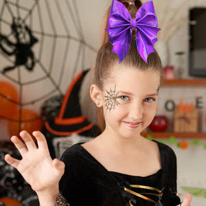 Accesorios para el Cabello de Niños de Acetato Negro para Halloween, Divertido Pasador de Pelo con Forma de Murciélago Brillante, Kimmy - Product Image 5