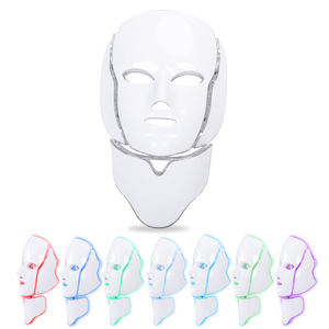 Máscara de Terapia de Luz LED de Mano, Silicona, 7 Colores, Tratamiento Facial para la Piel, Eliminador de Arrugas - Product Image 5