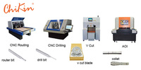 Machine de chanfreinage de circuits imprimés haute efficacité FR-4, ponceuse d'angle pour cartes de circuits imprimés, machine de fabrication de PCB LED