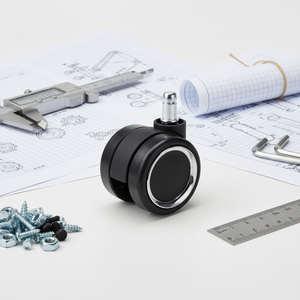 Guangdong 2,5 Zoll PU-Leder Bürostuhlrollen, Industrielle Hardware für Outdoor-Fitness & Wohnzimmermöbel - Product Image 4