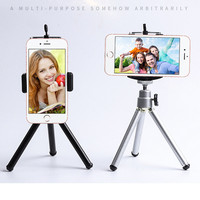 Evrensel Mini masa Tripod telefon Smartphone için Mini Tripod IPhone GoPro cep kamera standı cep telefonu tutucu klip