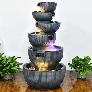 Fuente de <span class=keywords><strong>cascada</strong></span> pared interior piedra <span class=keywords><strong>real</strong></span> Antigua fuente de pared al aire libre cascadas fuentes de piscina y cascadas para la venta - Product Image 6