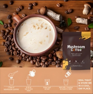 OEM/ODM Etiqueta Privada 10-en-1 <span class=keywords><strong>hongo</strong></span> café instantáneo en polvo mejora la atención de los adultos no para adolescentes o mujeres embarazadas - Product Image 4