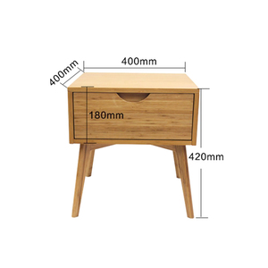 Home Furniture Two Drawers Chest <strong>Bamboo</strong> Cabinets <strong>Bedsides</strong> Night Stands <strong>Table</strong> with Drawer - Product Image 2