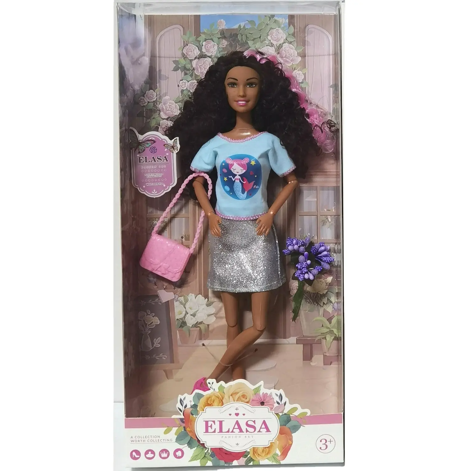 Maßge schneiderte Doll Maker Black Doll 11,5 Zoll African Oem Black Doll zu verkaufen