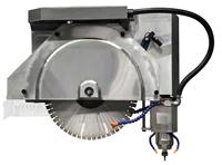 Sierra de puente Hualong automática de 5 ejes con motor y engranajes CNC italianos ESA de 26.4kw para corte de granito y mármol, maquinaria para encimeras
