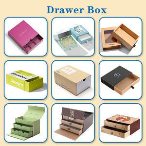 Boîte-cadeau de couleur noire classique Boîte magnétique rigide Emballage durable avec ruban de soie fermé et insert de papier d'emballage personnalisé - Product Image 5