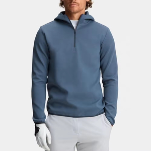 <strong>Golf</strong> Wear <strong>Apparel</strong> Men's High Quality Printed Anti-Bacterial Quick Dry Performance Smooth Polyester Lightweight <strong>Golf</strong> Pullover - Product Image 1