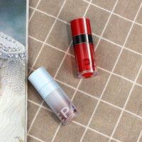Tube de brillant à lèvres rond vide en gros avec logo personnalisé, grand applicateur, flacon de gloss en plastique anti-fuite, emballage cosmétique de maquillage