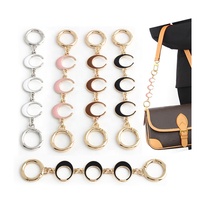 Porte-monnaie féminin avec extension de sangle de chaîne accessoire de sac fourre-tout à chaîne épaisse