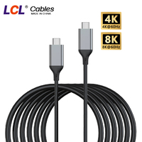 Câble coaxial USB4 80 Gbit/s 240 W avec charge PD et gaine en PVC pour lecteur DVD, amplificateur et transfert de données vidéo 8K/4K