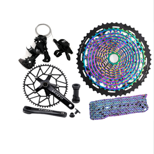 Grupo de Transmisión de 12 Velocidades para Bicicleta de Montaña MTB, Grupo 1x12 con Palanca de Cambios + <span class=keywords><strong>Desviador</strong></span>, Grupo de <span class=keywords><strong>12V</strong></span> 9-50T, Piezas de Biela para Bicicleta de Montaña - Product Image 1