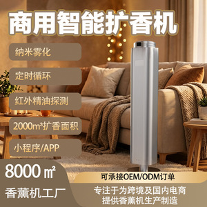 Aroma Diffuser Vertical Type C <b>Plug</b> In 0.5-1L 61 Sqm Above Titanium Color With Timer Function For Home Commercial Use - Product Image 5