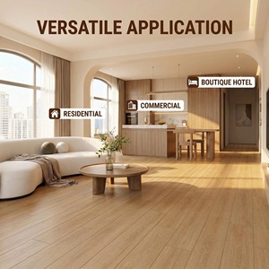 Plancher <span class=keywords><strong>stratifié</strong></span> en bois 8 mm, système Unilin Click, bords biseautés, imperméable, aspect bois, dalles vinyle, accessoires, planches hybrides - Product Image 5
