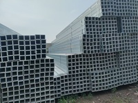 Ventes d'usine à prix réduit : Tube carré galvanisé soudé ERW Q235B Q355B de 2 po x 2 po