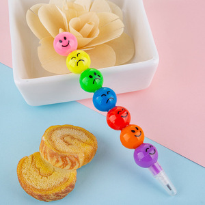 Crayon <span class=keywords><strong>en</strong></span> forme de pomme de bonbons de crayon de glace de 7 couleurs pour enfants avec pour le visage souriant crayon confit <span class=keywords><strong>en</strong></span> <span class=keywords><strong>gros</strong></span> pour Graffiti Smashing - Product Image 4