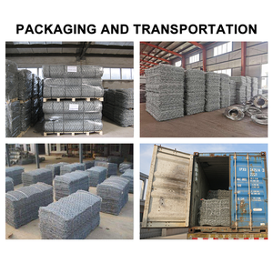 Gaviones de Malla Metálica para Cestas, Venta al por Mayor de Fábrica, 1x1x1, 2x1x1, 3x1x1, Técnica de Tejido, Galvanizado por Inmersión en Caliente, Recubierto de PVC - Product Image 5