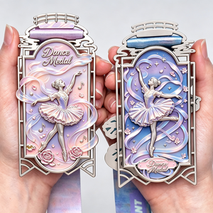 Medallas de Premio Personalizadas de Aleación de Zinc con Relieve 3D y Esmalte Hueco para Danza, <span class=keywords><strong>Canto</strong></span>, Espectáculos de Talento y Competiciones - Product Image 1