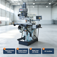 Machine de perçage et de fraisage verticale et horizontale ZX7550Z, capacité de perçage de 50 mm avec alimentation automatique sur l'axe X