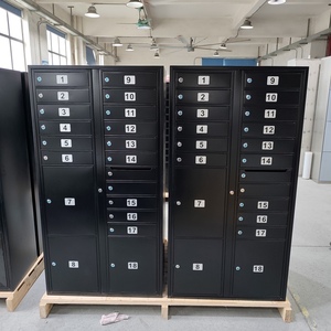 Outdoor Weatherproof Cluster Mailboxes Galvanized Steel Multi Unit Mailbox Parcel Locker for Rental Apartment Buildings - Product Image 2