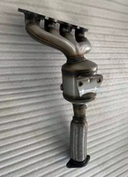 Fournisseur direct d'usine, système d'échappement automobile de haute qualité, convertisseur catalytique à montage direct, acier inoxydable 409, garantie 1 an