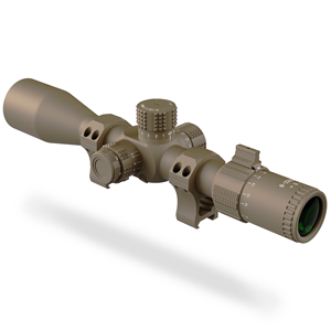 TYPHON 8-32x56SFIR SFP Tubo de 30mm Vidrio grabado Segundo plano focal Visor de alcance iluminado con parada cero con anillo de alcance - Product Image 4