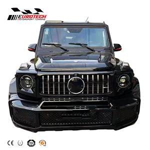 Kit carrosserie W463 <span class=keywords><strong>G</strong></span> WAGON restylé, design Widestar, pare-chocs avant et arrière, capot avant pour <span class=keywords><strong>G</strong></span>-class W463 G500 G350 1991-2018 - Product Image 2
