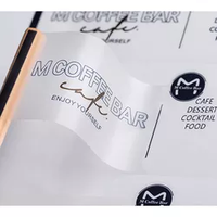 Étiquettes autocollantes personnalisées avec logo privé, impression dorée sur vinyle, pour emballages de cosmétiques, flacons de parfum et pots.