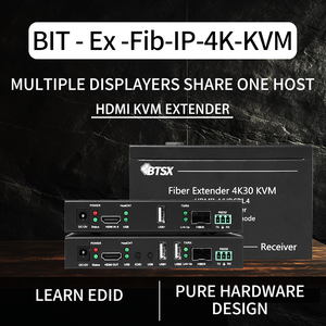 Bộ mở rộng sợi quang HDMI một đến đa năng 4K60 30km không độ trễ <span class=keywords><strong>KVM</strong></span> Bộ mở rộng sợi quang lệnh chiếu sáng video âm thanh chuyên nghiệp - Product Image 3