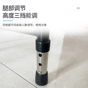 Portable toilet chair for the elderly, foldable toilet chair, mobile toilet chair for rural dry toilets. - Product Image 2