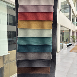 Tela de pana gruesa de 4,5 rayas, tela de terciopelo estriado para cojines de asiento, tela de sofá envuelta suave y dura <span class=keywords><strong>FAMO</strong></span> - Product Image 6