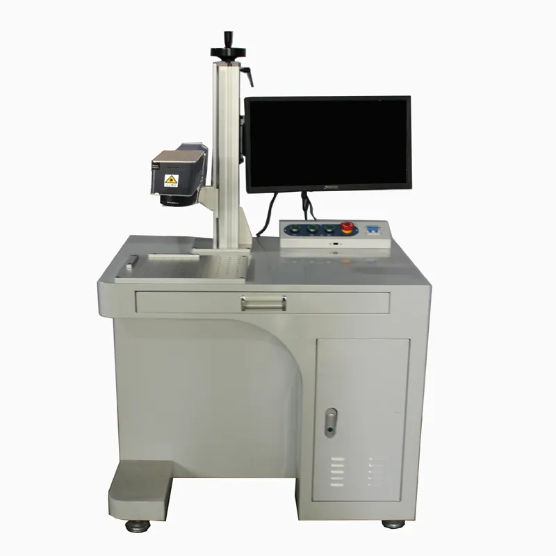 Machine de marquage laser à fibre de bureau 20W 30W50W pour métal acier et aluminium, outils matériels artisanat cadeaux