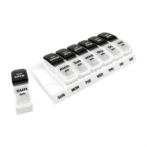 <b>7</b> Days Weekly <b>Tablet</b> Medicine Holder Storage Organizer Container Case Pill Box - Product Image 4
