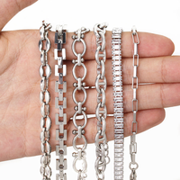 Vente en gros de bracelets à chaîne personnalisés pour hommes et femmes bracelets étanches en acier inoxydable sans ternissement