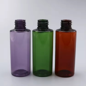 <b>50ml</b> Boston Round Toner <b>Bottle</b> Rose Water Cosmetic Packaging PET Plastic <b>Bottle</b> with Screw Cap for Skincare Travel Use OEM ODM - Product Image 6