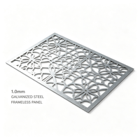 Panneau décoratif en métal découpé CNC, motif personnalisé pour cloison intérieure architecturale