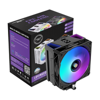 LOVINGCOOL Radiator tabung tembaga, e-sports CPU pendingin tampilan suhu 6 pipa panas kipas ARGB 100% RAM mendukung Intel AMD