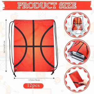 Sac à cordon en polyester personnalisé pour accessoires de fête, avec porte-clés, pour garçons et filles, idéal pour les cadeaux (vente en gros) - Product Image 2