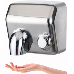 스테인리스 스틸 304 벽걸이형 핸드 드라이어 조용하고 컴팩트한 수동 디자인 가정 및 호텔용 내구성 있는 화장실용 - Product Image 3