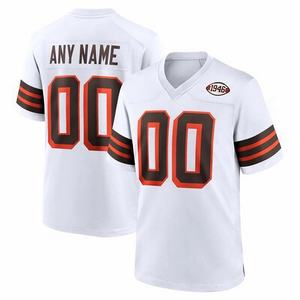 Grosir Jersey Futbol Amerika kualitas terbaik dijahit Cleveland Nfling 32 tim kaus sepak bola Amerika - Product Image 3