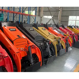 Large volume pump system for walk behind crawler mini skid steer loader with Suppliers of earthmoving machinery