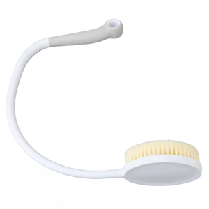 Brosse de douche pour le dos en forme de U, souple, en PP, avec longue poignée incurvée, pour personnes âgées à mobilité limitée, 1 pièce - Product Image 5