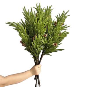 Hot Bán Lớn Gốc Dân Gian Thông 5 Loại Bất Cảm Ứng Mềm Nhựa Nhân Tạo Giáng Sinh Chi Nhánh Cho Đám Cưới Nhà Thường Xanh - Product Image 1