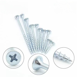 Personalizado 100 unids/caja 6x1 ''CRS Chapado en Zinc C1022 rosca gruesa <span class=keywords><strong>tornillo</strong></span> de madera autorroscante para paneles de yeso para el mercado de Chile - Product Image 3