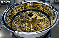 Jantes à rayons EVOR les plus vendues 13x7 14x7 15x7 Triple Gold